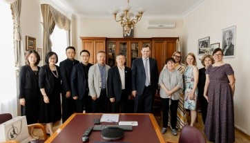 Representatives of the Chinese Conservatory of Music visited Gnesinka